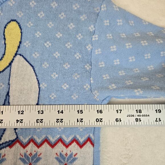 Disney Stitch Christmas Holiday Ugly Sweater Kids XL Blue Cute 0709 - Picture 5 of 7